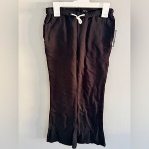 Art Class Girls Black Flare Sweatpants Drawstring Fleece Pants Size M 8 NEW